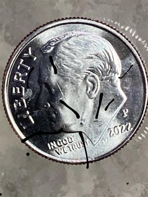 2022 dimes errors|2022 p coin error dime.